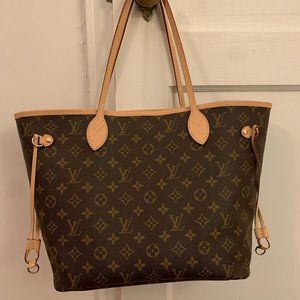 LIKE NEW Louis Vuitton Neverfull MM tote
